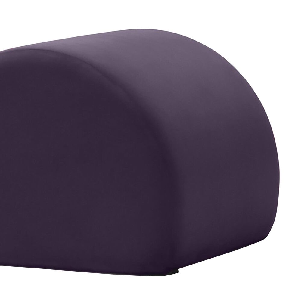 Jaxx Avana Chaise Lounge Yoga Chair in Aubergine, , large