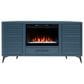 Legends Home Malibu 64" Corner Fireplace Console in Denim Blue, , large