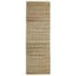 L&R Resources Natural Fiber 2"6" x 7"9" Teal Runner, , large