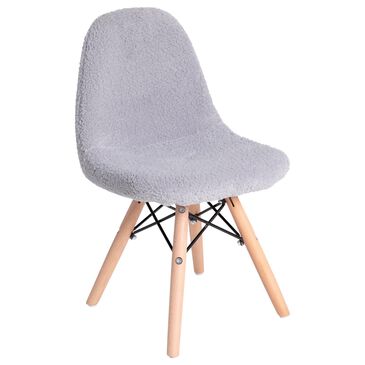 Flash Furniture Zula Kids Accent Chair in Gray, , large