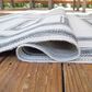 Ashley Matinwood 5" x 7" Ivory and Charcoal Outdoor Rug, , large