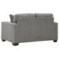 Ashley Deltona Stationary Sofa and Loveseat Set in Graphite, , large