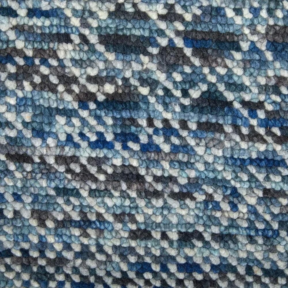 Feizy Branson 2&#39;6&quot; x 10&#39; Blue and Ivory Runner, , large