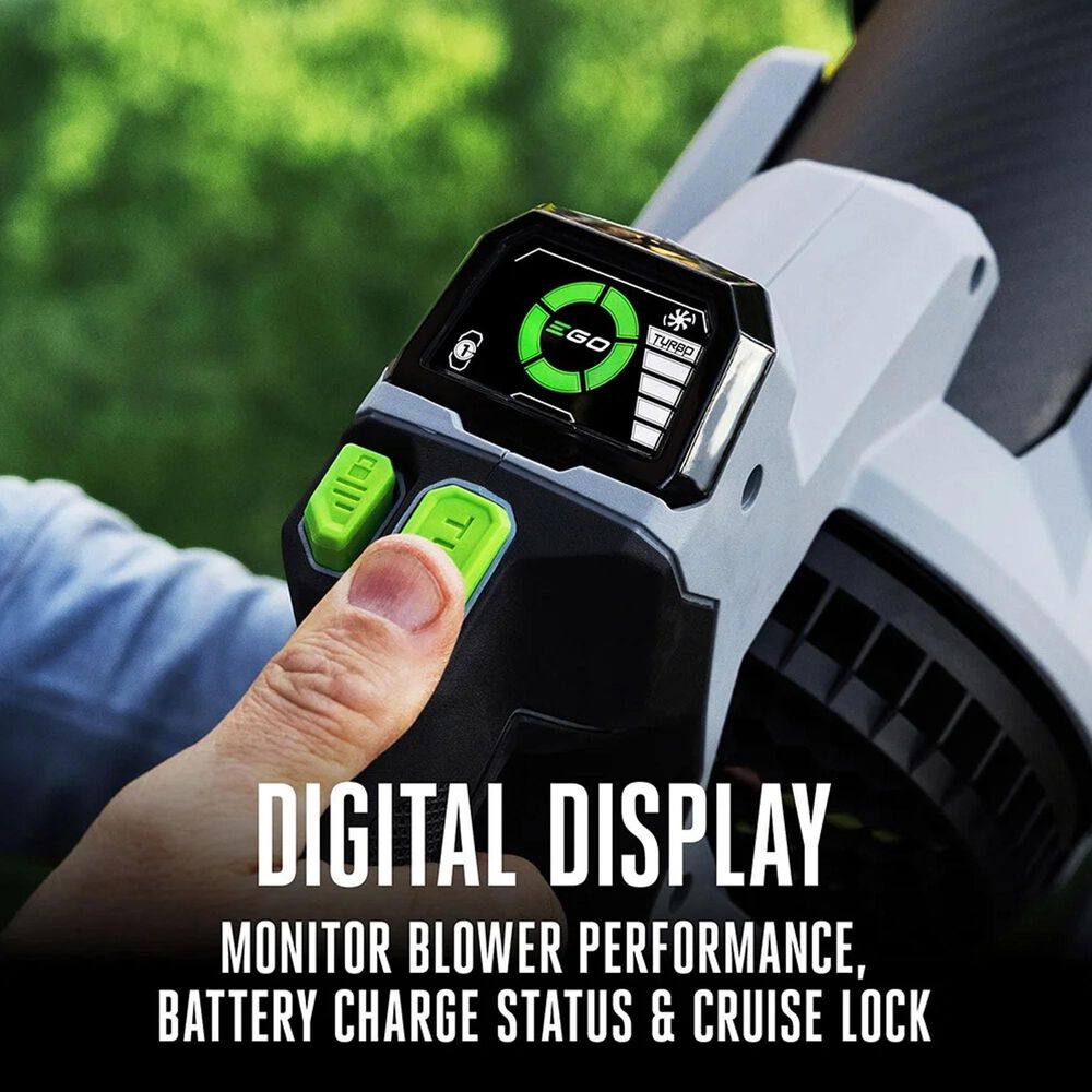 EGO 56V 880 CFM Cordless Brushless Blower with 4.0Ah Batteries and Charger in Gray and Black, , large