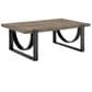 Nicolette Home Bowden Cocktail Table in Rustic Honey and Distressed Iron, , large