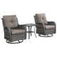 Sunwell Garden 5-Piece Patio Chat Set in Gray, , large