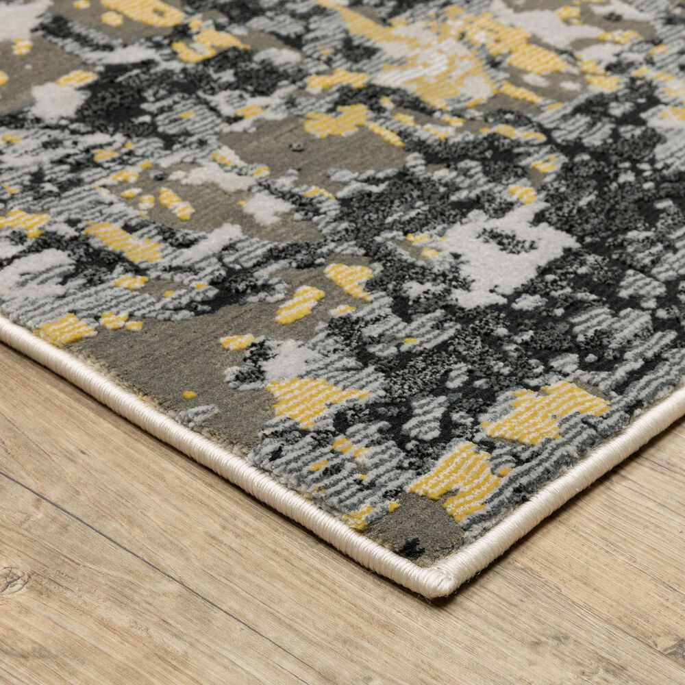 Oriental Weavers Caravan Fading Mink 2061X 6&#39;7&quot; x 9&#39;6&quot; Beige and Gold Area Rug, , large