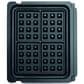 Breville 4-Slice No-mess Waffle Plates in Black, , large