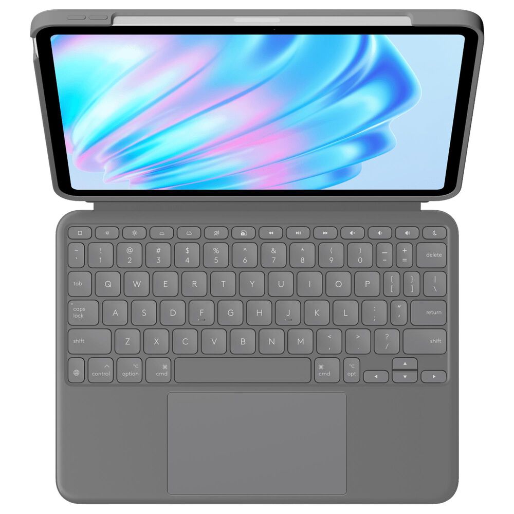 Logitech Combo Touch Keyboard Case for Apple iPad Air 11&quot; &#40;M2&#41; in Oxford Grey, , large