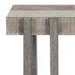 Bernhardt Foundations Side Table in Light and Dark Shale, , large