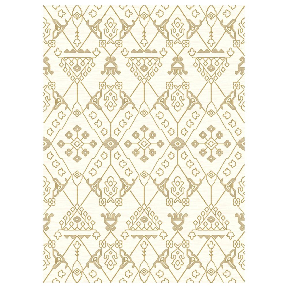 Balta Rugs Palgrave Trellis 5"3" x 7" Cream Area Rug, , large