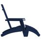 Flash Furniture Sawyer Adirondack Chair in Navy Blue, , large
