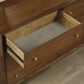 Flexsteel Ludwig 5-Piece Queen Bedroom Set in Walnut, , large