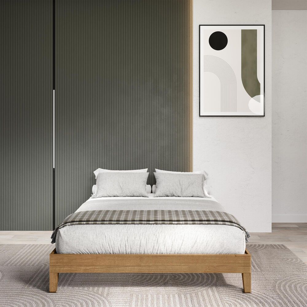 Forest Grove King Platform Bed in Urban Oak, , large