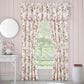 Royal Court Rosemary 84" x 41" Window Panel Pair in White and Pink, , large