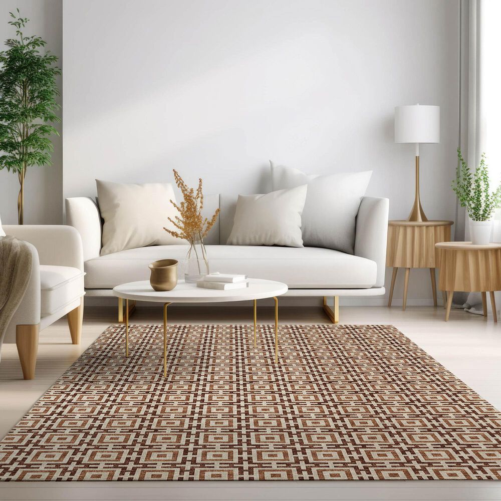 Dalyn Rug Company Marlo 9&#39; x 12&#39; Paprika Indoor/Outdoor Area Rug, , large