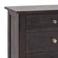 Hooker Furniture Driftwood 3-Drawer Nightstand in Burnt Timber, , large