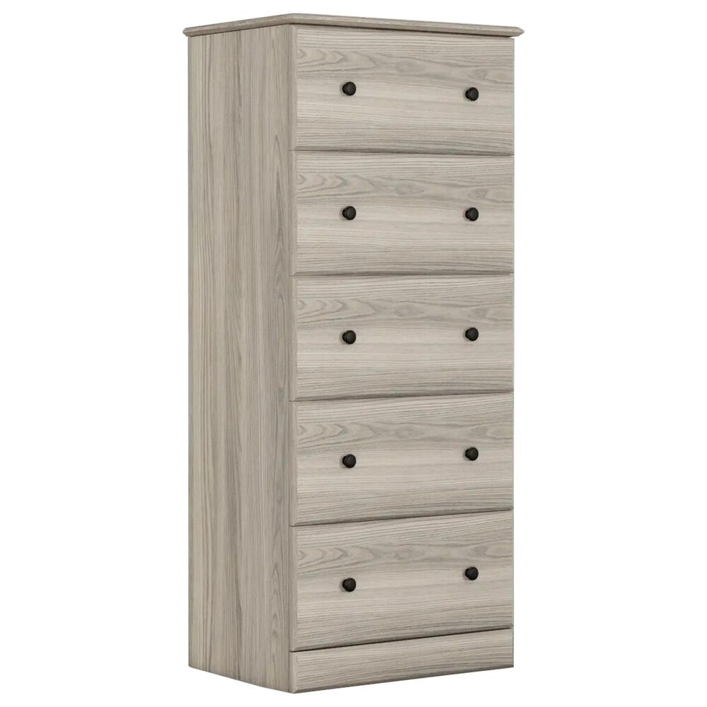 Lemoore Essential 23" 5-Drawer Chest in Swedish Grey Elm, , large