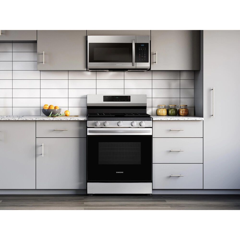 Samsung 6 Cu. Ft. Freestanding Gas Range with Integrated Griddle in Stainless Steel, , large