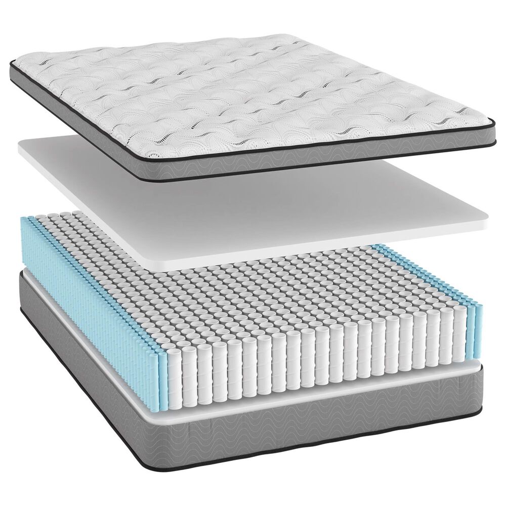 Southerland Lily Plush Euro Top Twin Mattress with High Profile Box Spring, , large