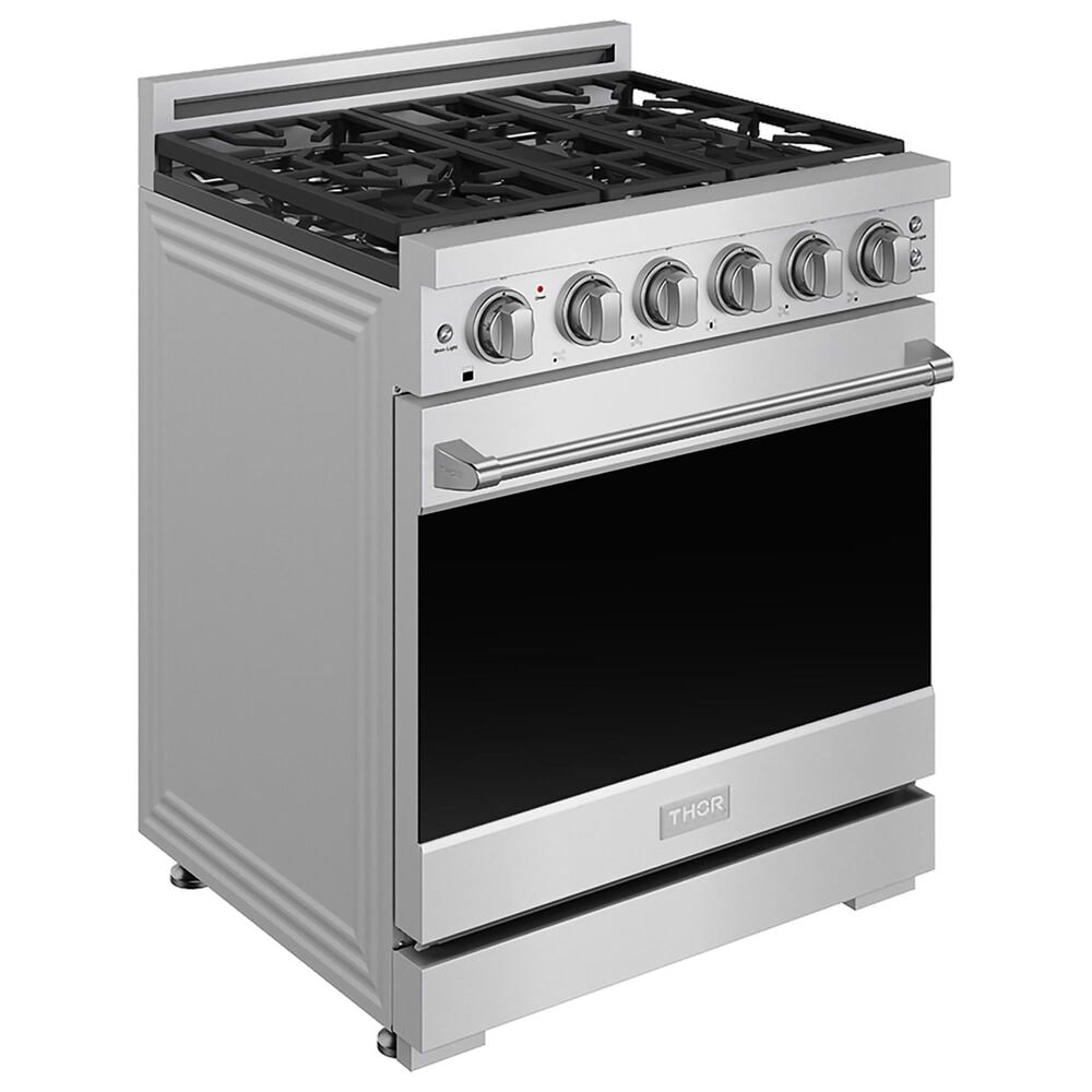 Thor Kitchen Gordon Ramsay Series 30" Professional Liquid Propane Range in Stainless Steel, , large