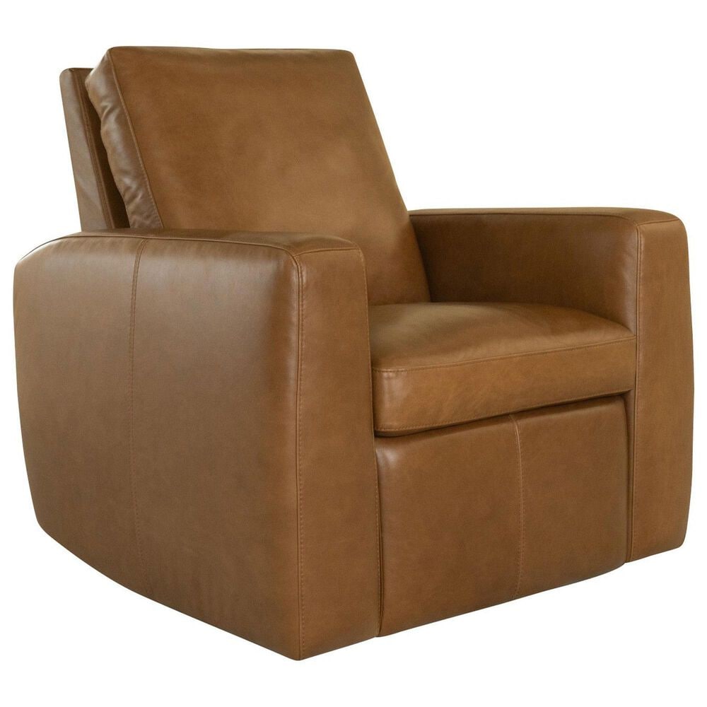 Flexsteel Aria Leather Power Recliner in Sedona, , large