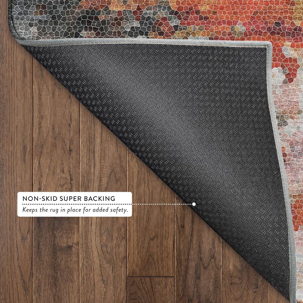 Dalyn Rug Company Lumara Volcano 8' Round Indoor/Outdoor Area Rug, , large