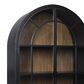 Ashley Greddinton Display Cabinet in Black and Medium Brown, , large