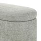 Crown Mark Philipa Storage Bench in Light Grey, , large