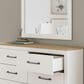 Ashley Linnocreek Bedroom Mirror in White, , large