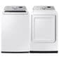 Samsung 4.6 Cu. Ft. Smart Top Load Washer and 7.4 Cu. Ft. Gas Dryer Laundry Pair in White, , large