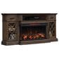 Fabio Flames Hamilton 70" TV Stand with Fireplace in Prairie Brown, , large