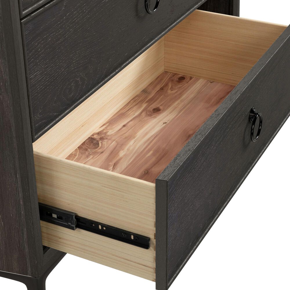 Furniture of America Bashford 5-Drawer Chest in Espresso, , large