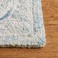 Safavieh Micro-Loop MLP506M 2"3" x 13" Light Blue and Ivory Runner, , large