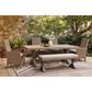 Ashley Laguna Heights Patio Side Chair with Cushion in Beige (Set of 2), , large