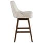 Armen Living Branson 30" Swivel Bar Stool in Brown, , large