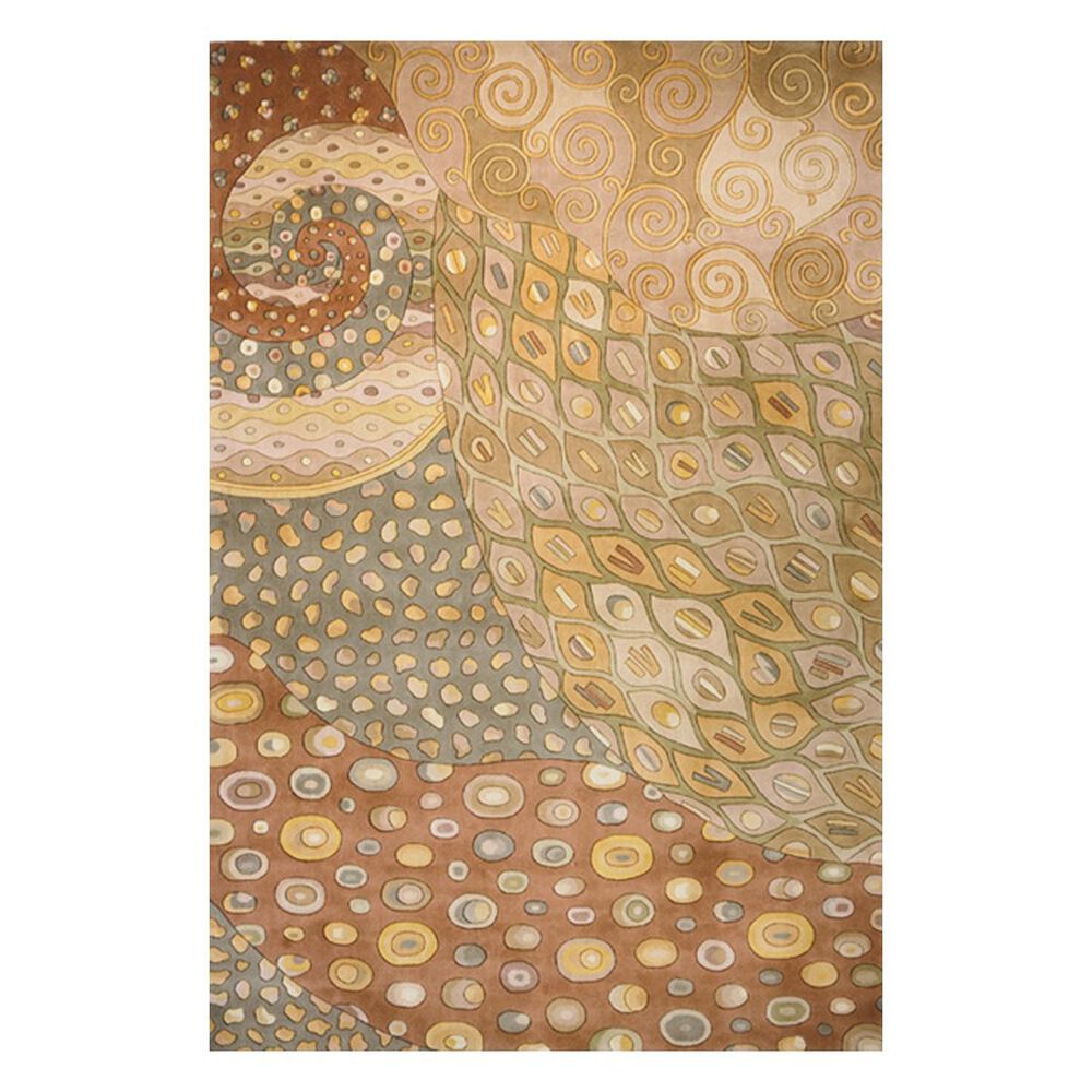 Momeni New Wave NW-071 3"6" x 5"6" Natural Area Rug, , large