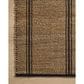 Angela Rose Colton 10" x 14" Natural and Black Area Rug, , large