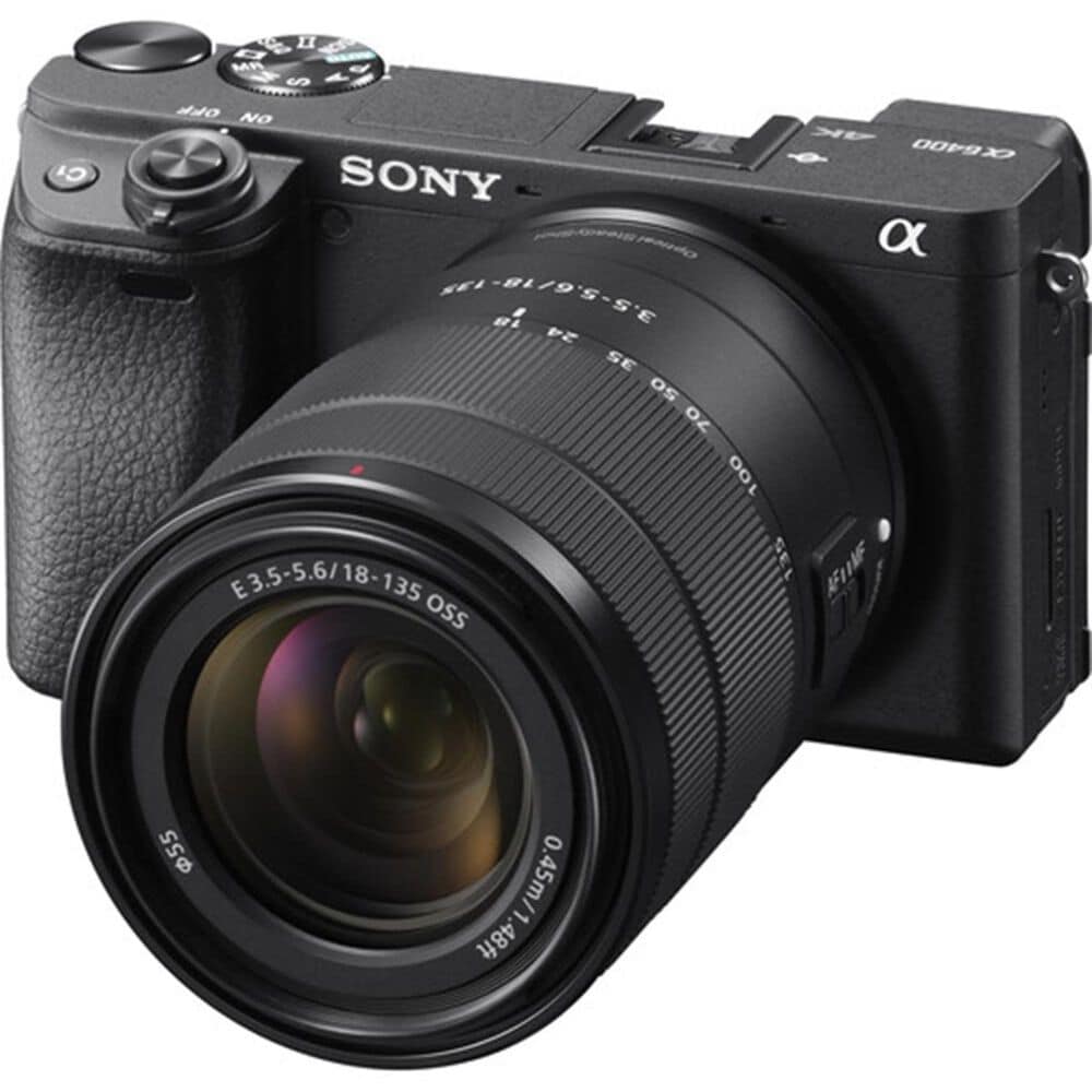 Sony Alpha a6400 Mirrorless Digital Camera with 18-135mm Lens, , large