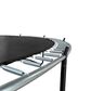 HOMLUX 10" Outdoor Trampoline with Enclosure Net and Ladder in Blue, , large