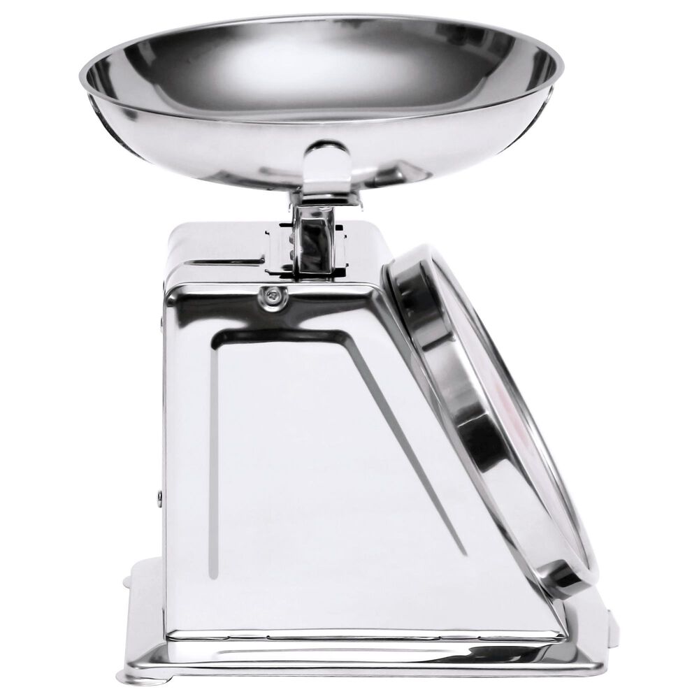 Kitchen Supply Mercado Dial Scale with Bowl in Stainless Steel, , large