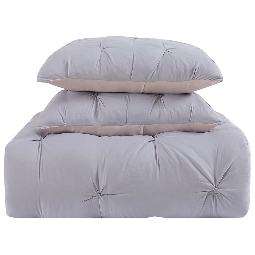 Pem America My World Kids 2-Piece Twin XL Pleated Duvet Set in Lavender and Blush, , large