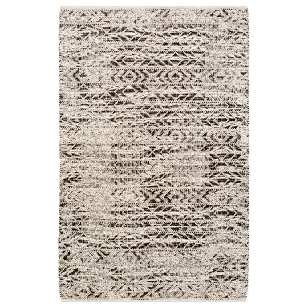 Surya Ingrid Black, Light Gray and Gray 8" x 10" Area Rug, , large