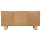 LH Imports Haru 3-Drawer Sideboard without Hutch in Sand Wash, , large