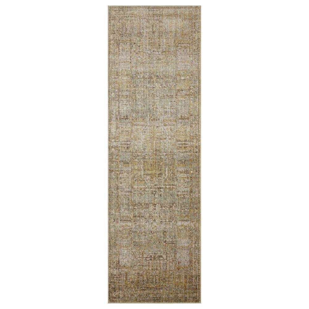 Loloi Bradbury 2"6" x 10" Dove and Gold Runner, , large