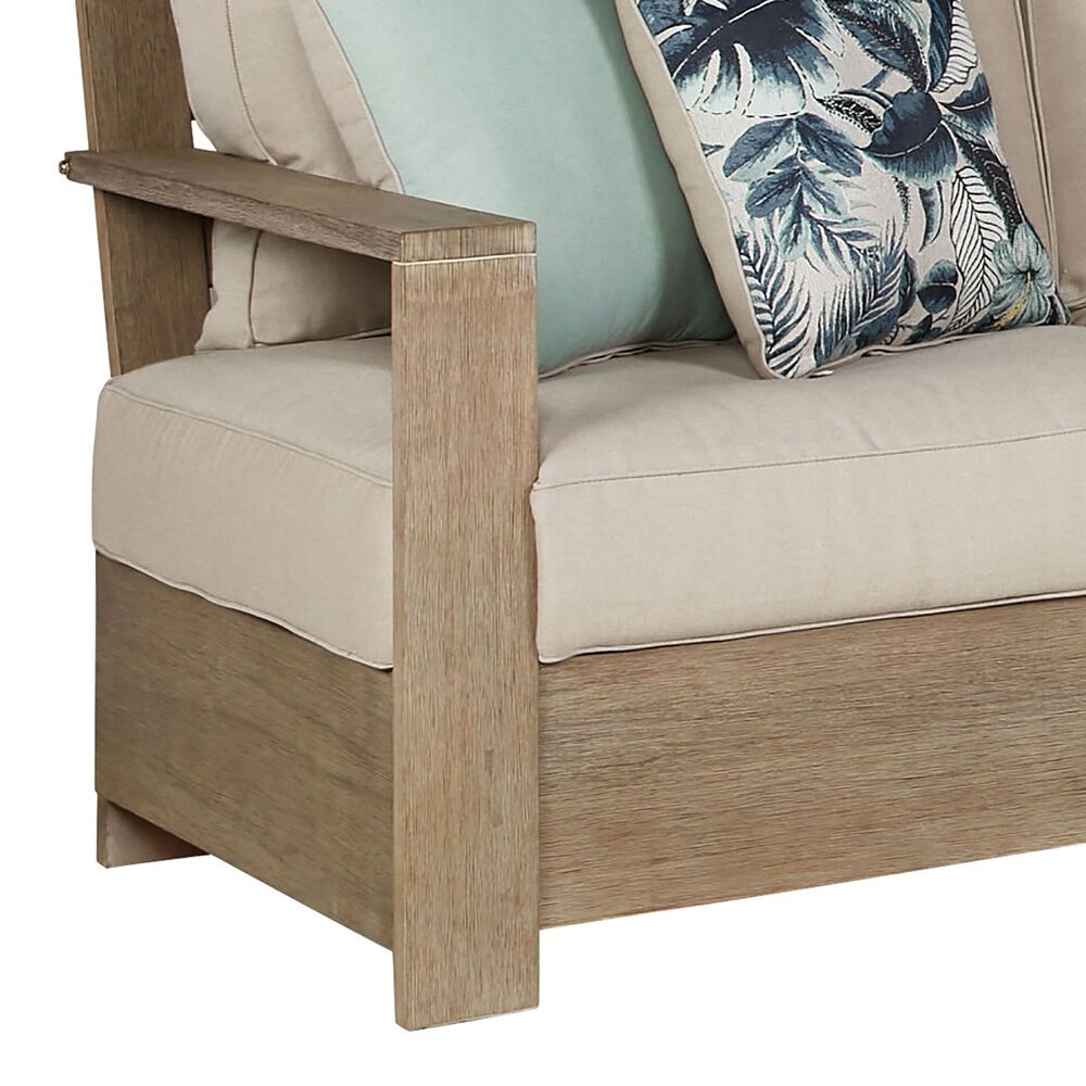 Signature Design by Ashley Silo Point 3-Piece Sectional with Neutral Cushion in Brown, , large