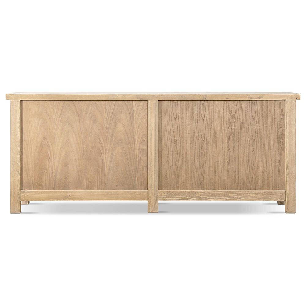 Jennifer Taylor Home Rowan 91" 4-Door Sideboard in Heritage Light Natural Brown, , large