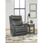 Signature Design by Ashley Lorreze Power Lift Recliner with Heat and Massage in Steel, , large