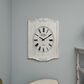 Maple and Jade Farmhouse Wall Clock in Whitewashed, , large