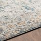 Surya Presidential Ice Blue, Blue, Dusty Sage, Saffron, Ivory, Wheat, Orange, Light Olive, Gray and Charcoal 11"6" x 15"6" Area Rug, , large